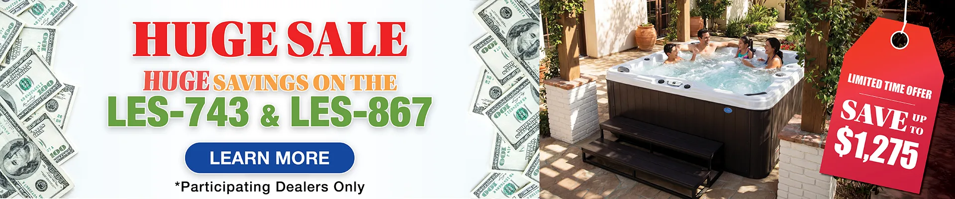 Calspas hot tub being used in a family setting - Pocatello